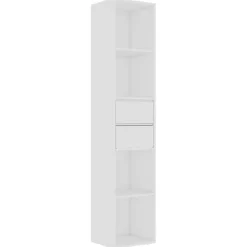 VidaXL Bibliothèque Blanc 36x30x171 cm Bois d'ingénierie 802867
