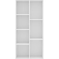 VidaXL Bibliothèque Blanc 50x25x106 cm Aggloméré