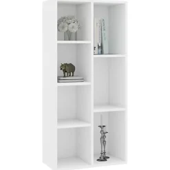 VidaXL Bibliothèque Blanc 50x25x106 cm Aggloméré