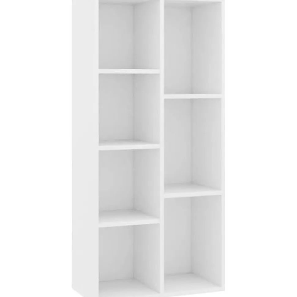 VidaXL Bibliothèque Blanc 50x25x106 cm Aggloméré