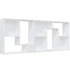 VidaXL Bibliothèque Blanc 67x24x161 cm Aggloméré
