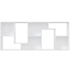 VidaXL Bibliothèque Blanc 67x24x161 cm Aggloméré