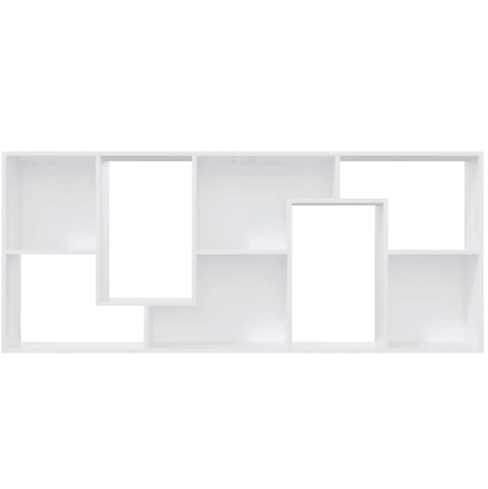 VidaXL Bibliothèque Blanc 67x24x161 cm Aggloméré