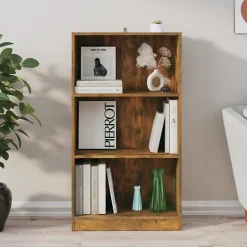 VidaXL Bibliothèque Chêne fumé 60x24x109 cm Bois d'ingénierie 815087