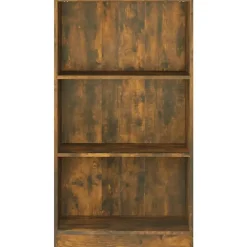 VidaXL Bibliothèque Chêne fumé 60x24x109 cm Bois d'ingénierie 815087
