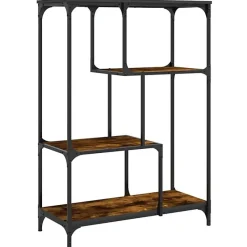 VidaXL Bibliothèque chêne sonoma 81x36x115 cm bois ingénierie et acier 835406