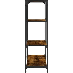 VidaXL Bibliothèque chêne sonoma 81x36x115 cm bois ingénierie et acier 835406