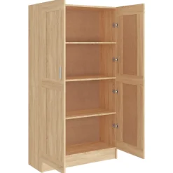 VidaXL Bibliothèque Chêne sonoma 82,5x30,5x150 cm Aggloméré