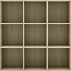 vidaXL Bibliothèque Chêne sonoma 98x30x98 cm Aggloméré