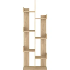 VidaXL Bibliothèque Chêne sonoma 48x25,5x140 cm Aggloméré