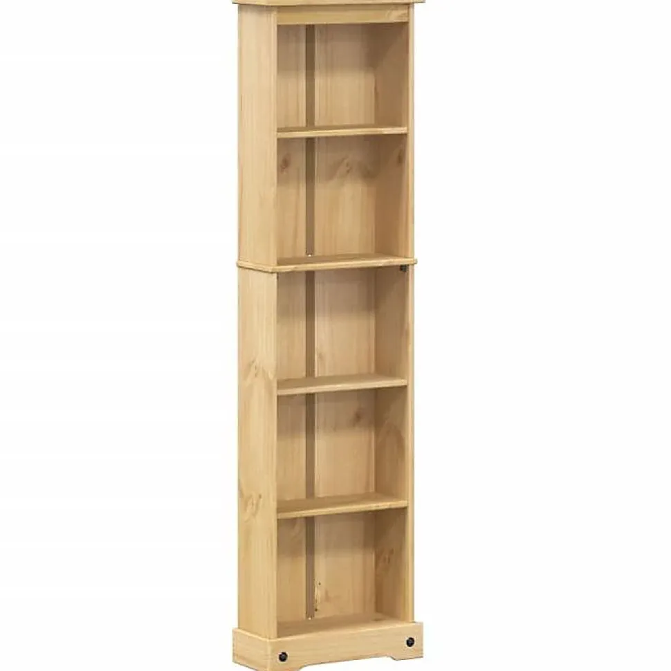 vidaXL Bibliothèque Corona 46x20x170 cm bois de pin massif, étagère, étagère à livres, support de livre, armoire de 4002779
