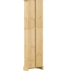vidaXL Bibliothèque Corona 46x20x170 cm bois de pin massif, étagère, étagère à livres, support de livre, armoire de 4002779