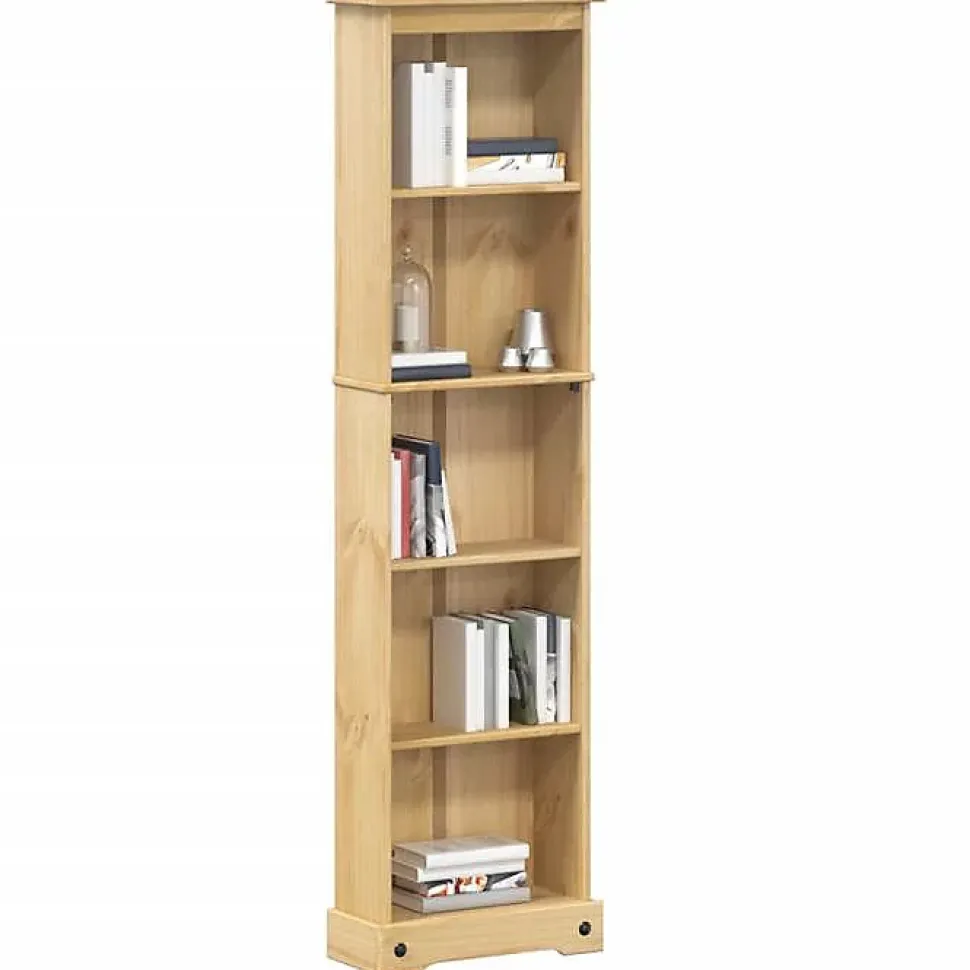 vidaXL Bibliothèque Corona 46x20x170 cm bois de pin massif, étagère, étagère à livres, support de livre, armoire de 4002779