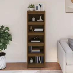 VidaXL Bibliothèque Marron miel 50x35x154 cm Bois de pin massif 821717