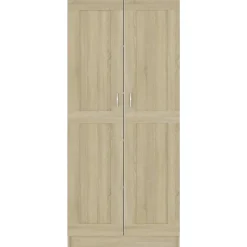 vidaXL Bibliothèque, Meuble de Rangement avec Compartiment, Armoire à Livres Salon Salle de Séjour Intérieur, Chêne Sonoma 802735