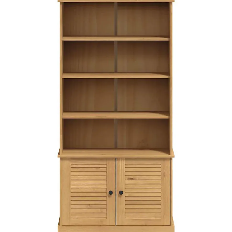 VidaXL Bibliothèque VIGO 85x35x170 cm bois massif de pin 353196
