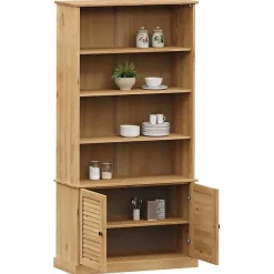 VidaXL Bibliothèque VIGO 85x35x170 cm bois massif de pin 353196
