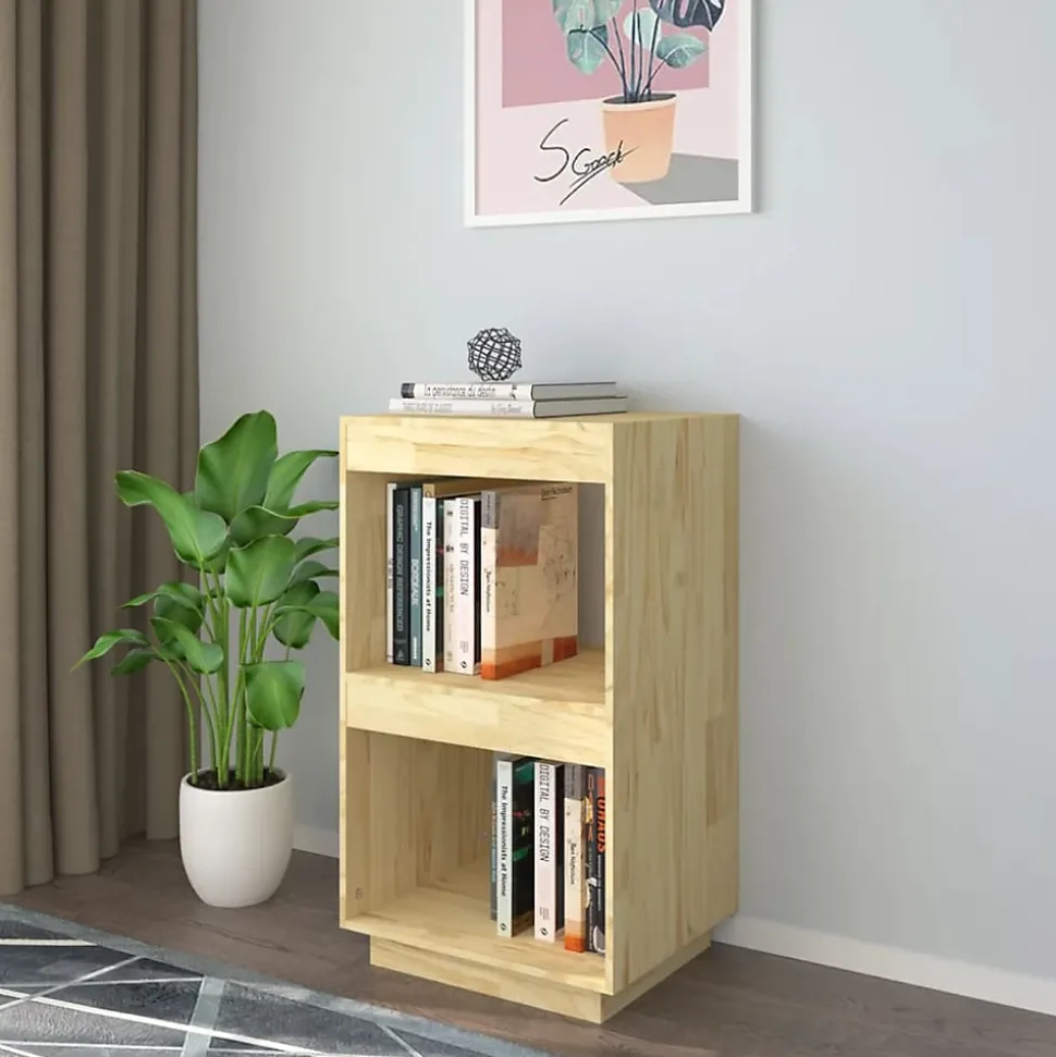 VidaXL Bibliothèque 40x35x71 cm Bois de pin massif