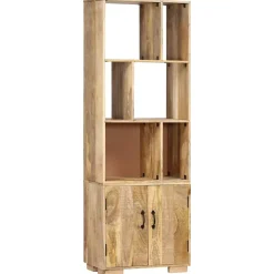 vidaXL Bibliothèque 60x35x180 cm Bois de manguier solide