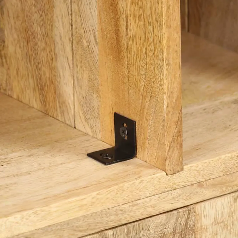 vidaXL Bibliothèque 60x35x180 cm Bois de manguier solide
