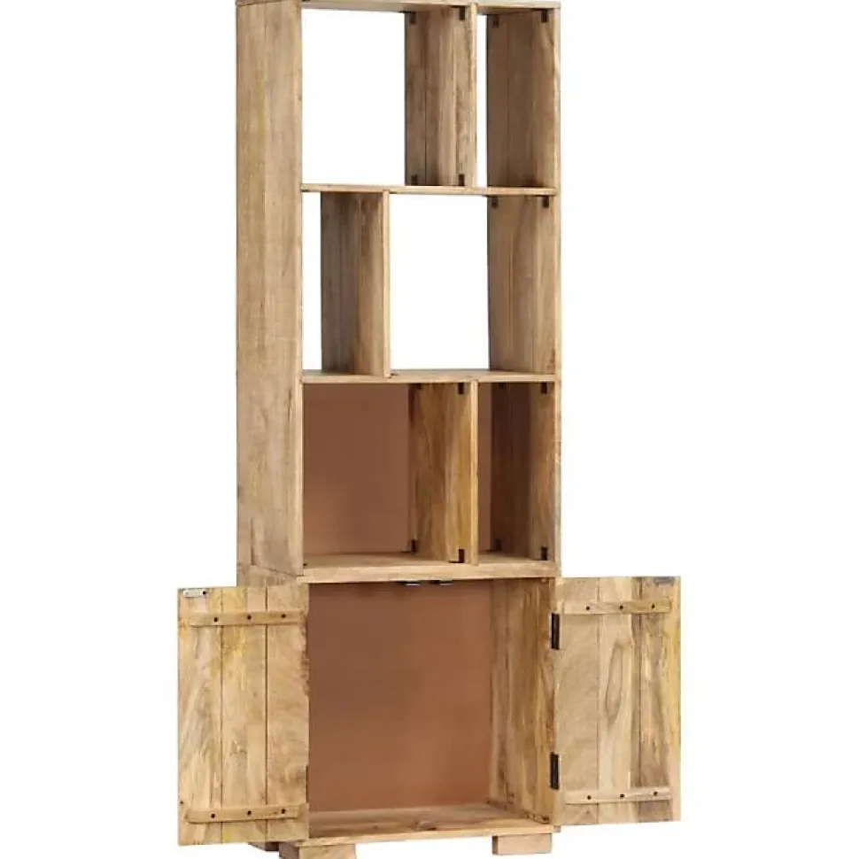 vidaXL Bibliothèque 60x35x180 cm Bois de manguier solide