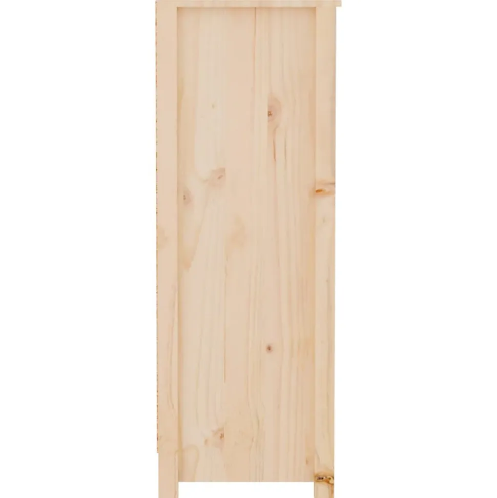 VidaXL Bibliothèque 80x35x97 cm Bois de pin massif 821679