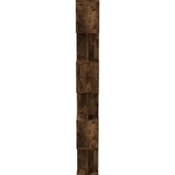 VidaXL Bibliothèque-Cloison Chêne fumé 80x24x192 cm Bois d'ingénierie 816059