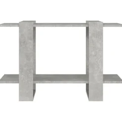 VidaXL Bibliothèque/Séparateur de pièce Gris béton 80x30x51 cm