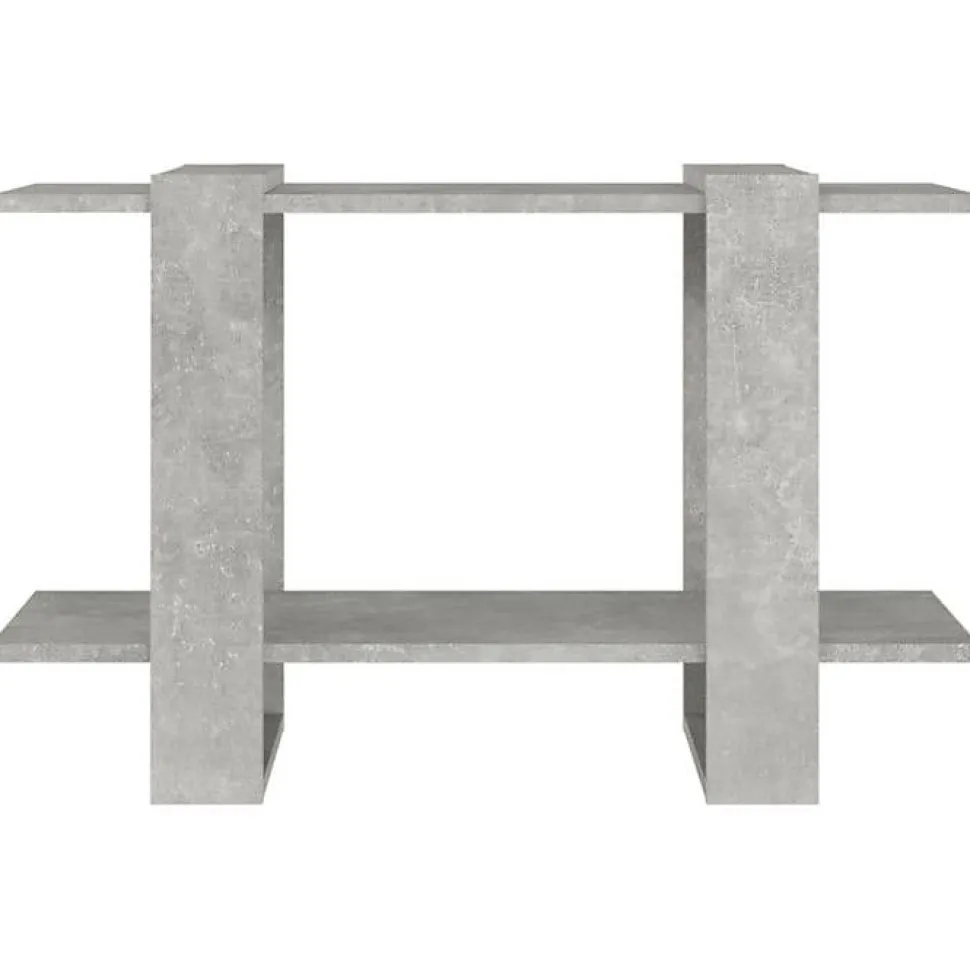 VidaXL Bibliothèque/Séparateur de pièce Gris béton 80x30x51 cm