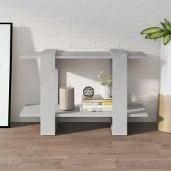 VidaXL Bibliothèque/Séparateur de pièce Gris béton 80x30x51 cm