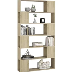 VidaXL Bibliothèque-Séparateur de pièce Chêne Sonoma 100x24x188 cm