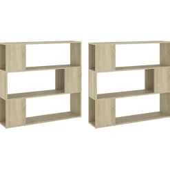 VidaXL Bibliothèque-Séparateur de pièce Chêne Sonoma 100x24x188 cm