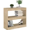 vidaXL Bibliothèque-Séparateur de pièce Chêne sonoma 80x30x72 cm