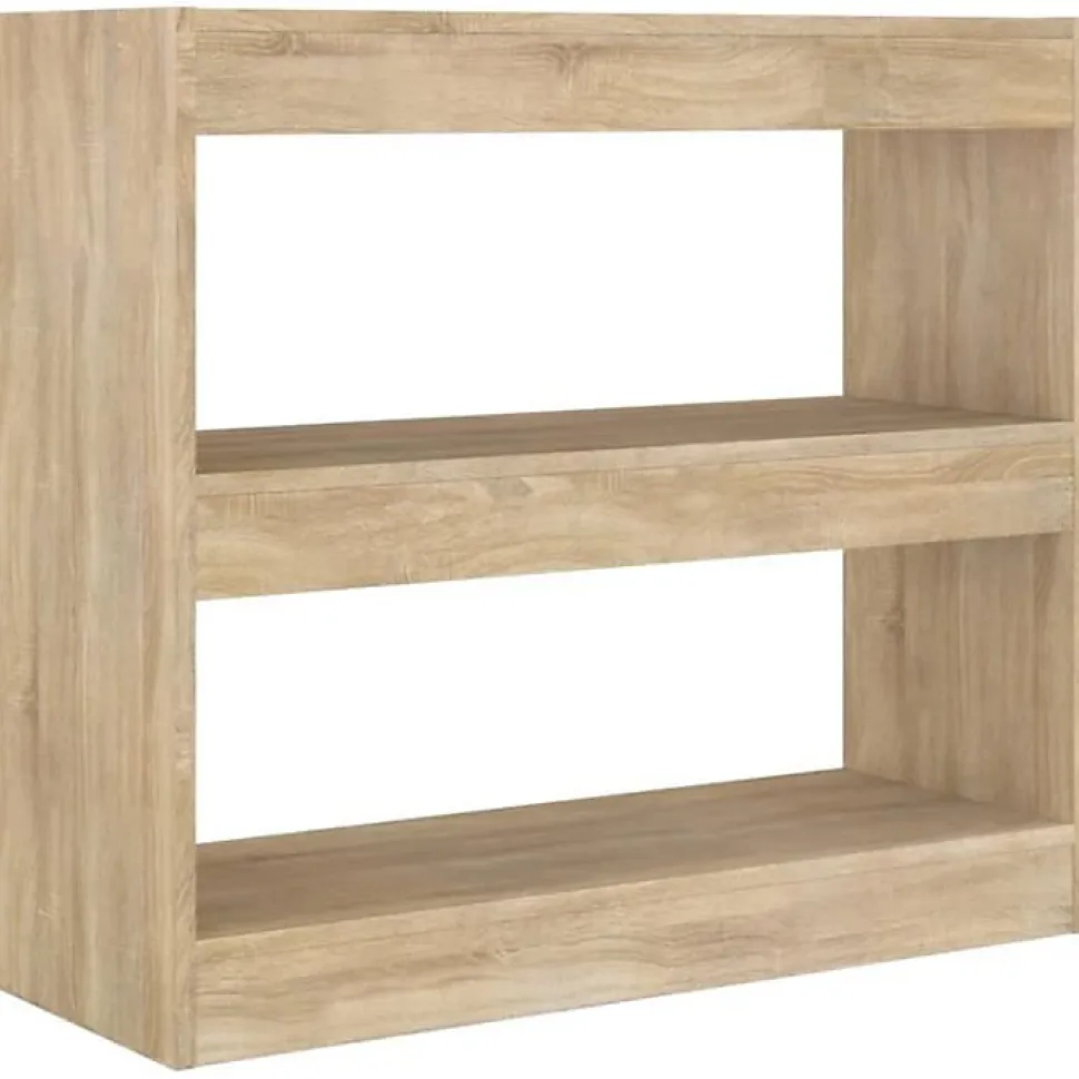 vidaXL Bibliothèque-Séparateur de pièce Chêne sonoma 80x30x72 cm