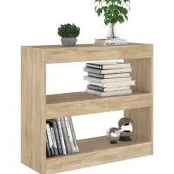 vidaXL Bibliothèque-Séparateur de pièce Chêne sonoma 80x30x72 cm