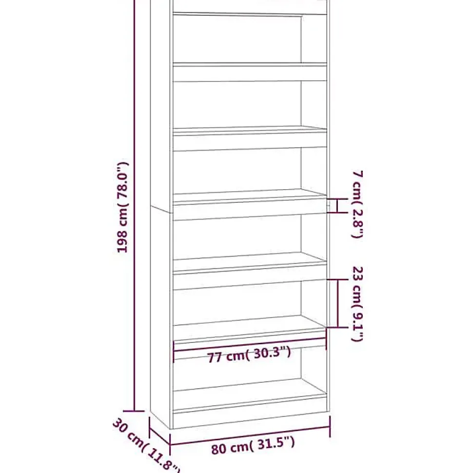 VidaXL Bibliothèque/Séparateur de pièce noir bois d'ingénierie 811728
