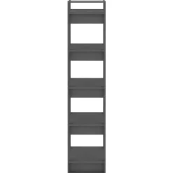 VidaXL Bibliothèque-Séparateur de pièce Gris 60x35x160 cm Bois massif 813891