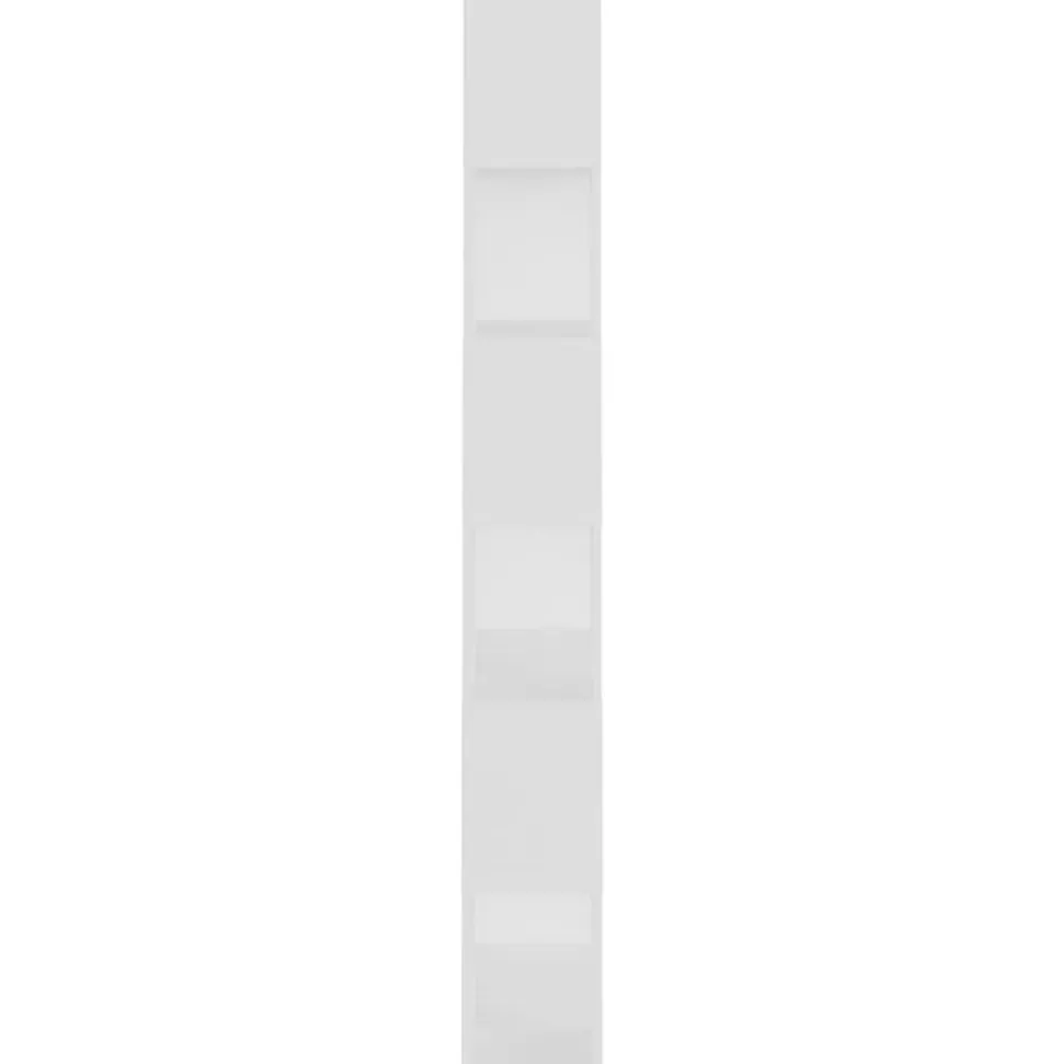 VidaXL Bibliothèque-Séparateur de pièce Blanc 80x24x186 cm Aggloméré
