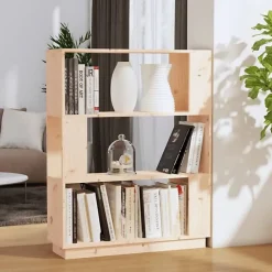 VidaXL Bibliothèque-Séparateur de pièce 80x25x101 cm Pin solide 814054