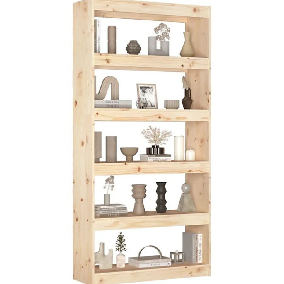 VidaXL Bibliothèque-Séparateur de pièce 80x30x167,4 cm Bois de pin