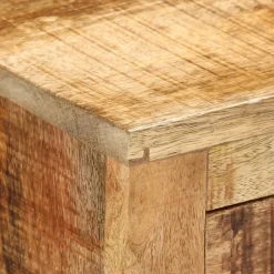 vidaXL Buffet avec 3 tiroirs 80x30x65 cm bois de manguier brut massif 351690