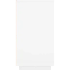 vidaXL Buffet blanc 80x34x75 cm bois d'ingénierie 819884
