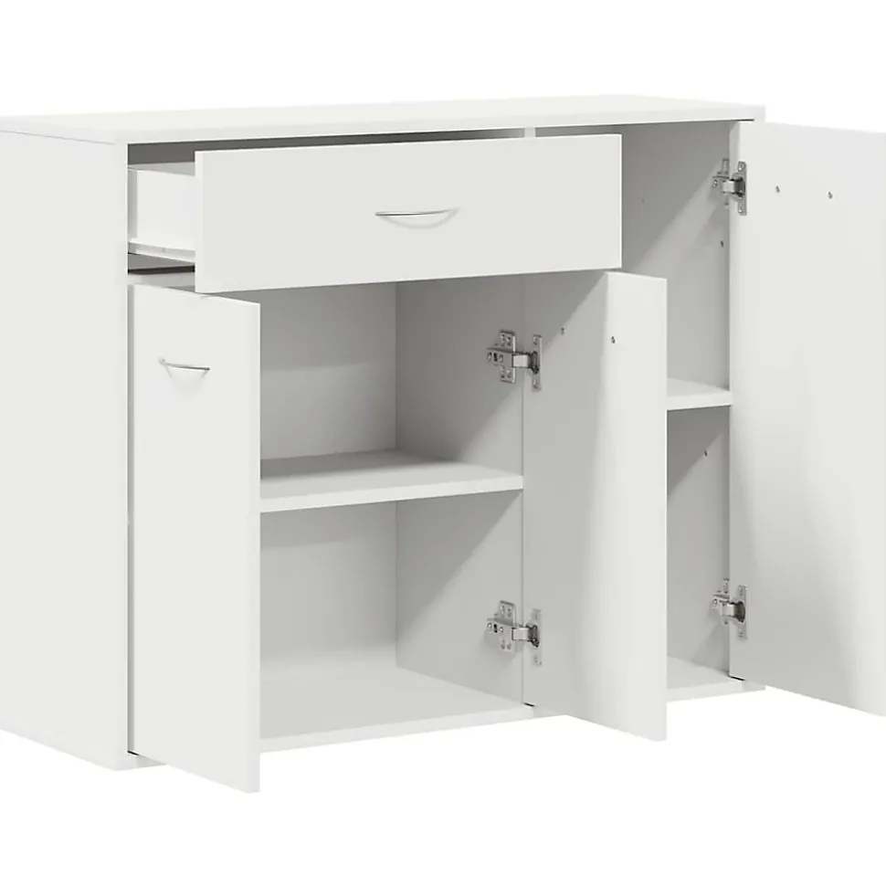vidaXL Buffet Blanc 88x30x70 cm Aggloméré