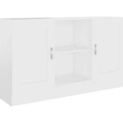 vidaXL Buffet Blanc 120x30,5x70 cm Aggloméré