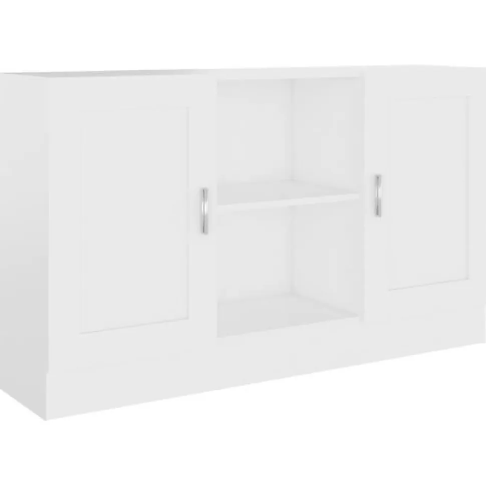 vidaXL Buffet Blanc 120x30,5x70 cm Aggloméré