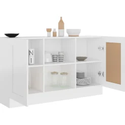 vidaXL Buffet Blanc 120x30,5x70 cm Aggloméré
