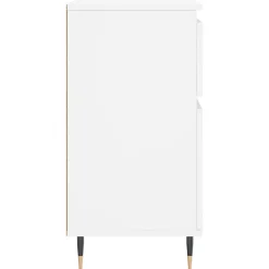 vidaXL Buffet Blanc 60x35x70 cm Bois d'ingénierie 831108