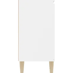 vidaXL Buffet blanc 101x35x70 cm bois d'ingénierie 806103