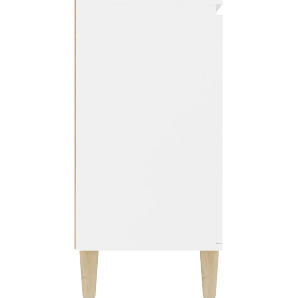 vidaXL Buffet blanc 101x35x70 cm bois d'ingénierie 806103