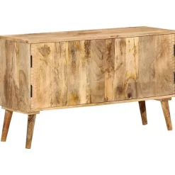 vidaXL Buffet Bois de manguier massif 110x30x60 cm